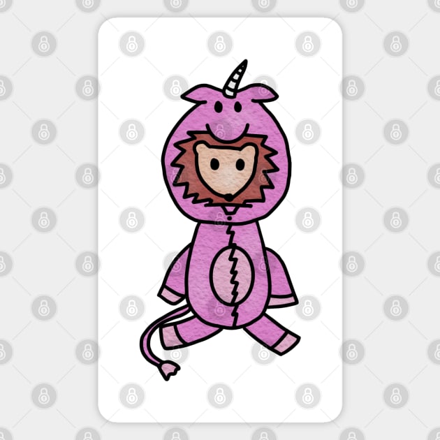 Unicorn Onesie Sticker by Anastasiya Malakhova